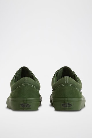 Baskets en cuir Old Skool - Vert et noir - Vans