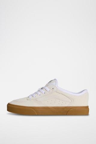Zapatillas de nobuk Rowley Classic - Marfil y blanco