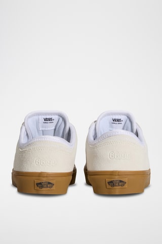Zapatillas de nobuk Rowley Classic - Marfil y blanco