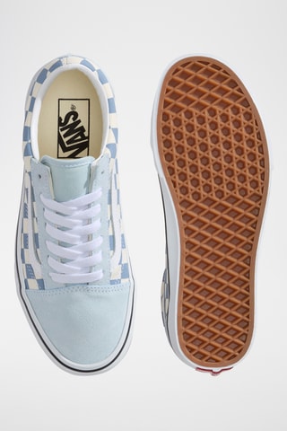Zapatillas de piel Old Skool - Azul claro