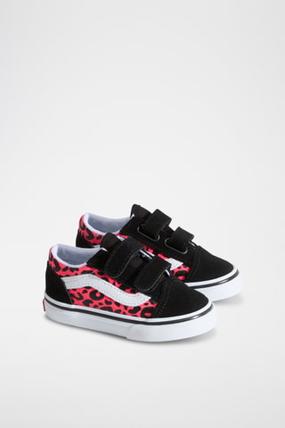 Zapatillas de nobuk Old Skool V - Negro y rosa