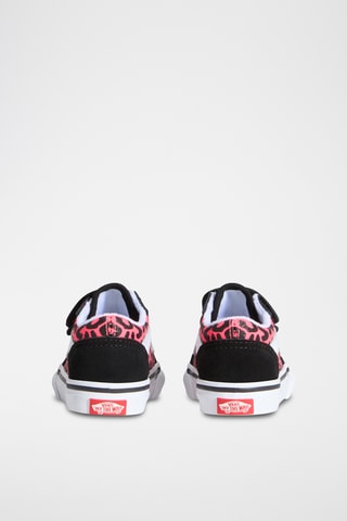 Zapatillas de nobuk Old Skool V - Negro y rosa