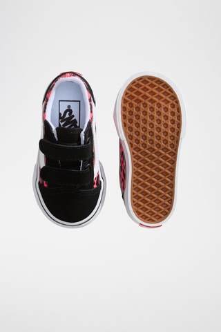 Zapatillas de nobuk Old Skool V - Negro y rosa