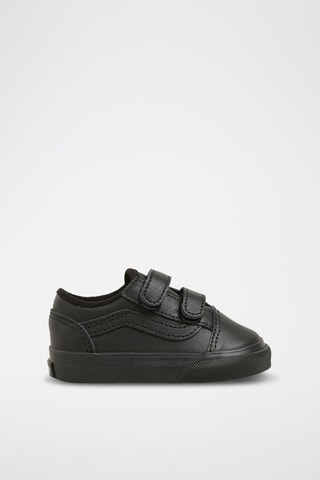 Zapatillas de piel Old Skool - Negro