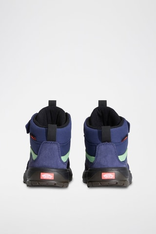 Zapatillas altas de nobuk MTE Mini Crest - Azul oscuro y coral