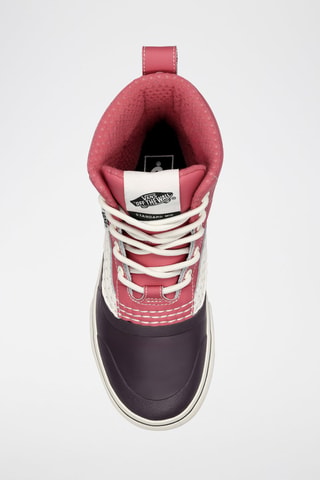 Zapatillas altas de piel MTE Standard - Rosa oscuro y negro