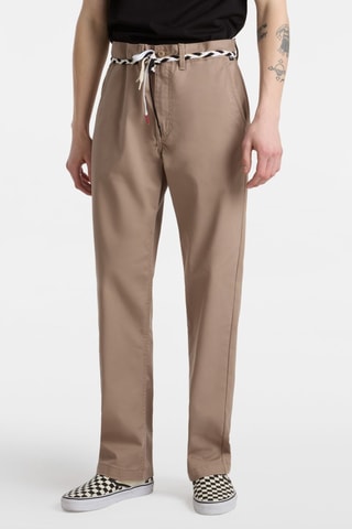 Pantalón chino relaxed fit - Topo