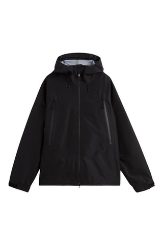 Chaqueta con capucha - Negro