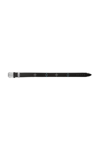 Cinturón de piel - Negro