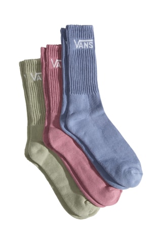 3 pares de calcetines - Celeste y verde