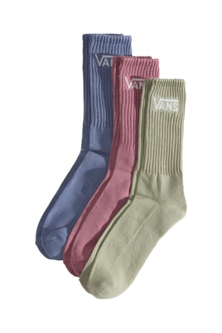 3 pares de calcetines - Celeste y verde