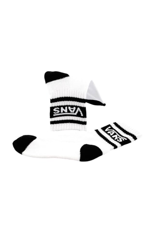 Calcetines Drop V Crew - Blanco y negro