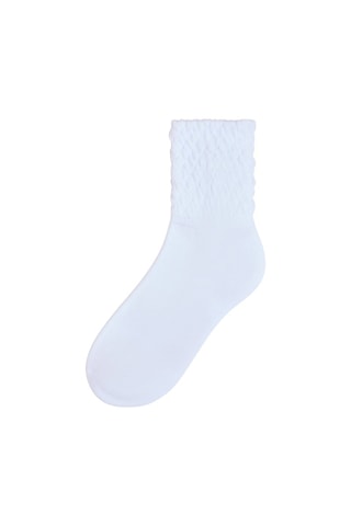Calcetines Vans Scrunch Crew - Blanco