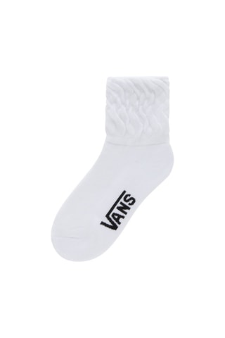Calcetines Vans Scrunch Crew - Blanco