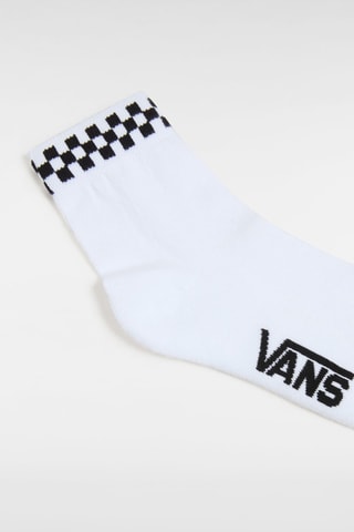 Calcetines Peek-A-Check - Blanco