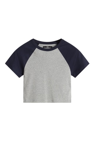 Camiseta - Gris claro jaspeado