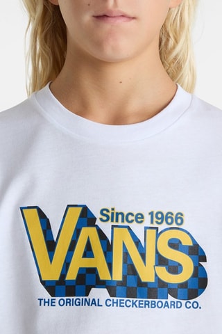 Camiseta Checker Drop - Blanco