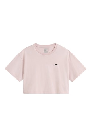 Camiseta cropped - Rosa empolvado