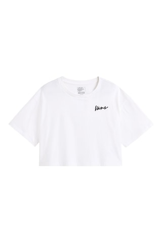 Camiseta cropped - Blanco