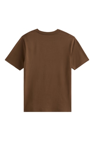 Camiseta - Marrón oscuro y negro