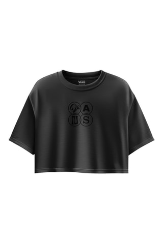 Camiseta cropped - Negro
