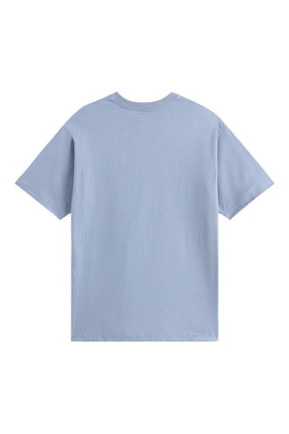 Camiseta loose - Azul claro