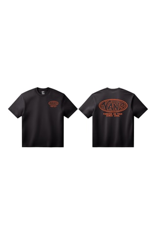Camiseta loose - Negro