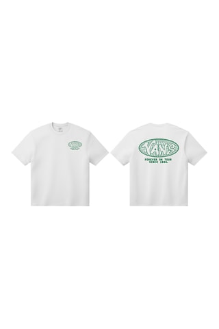 Camiseta loose - Blanco