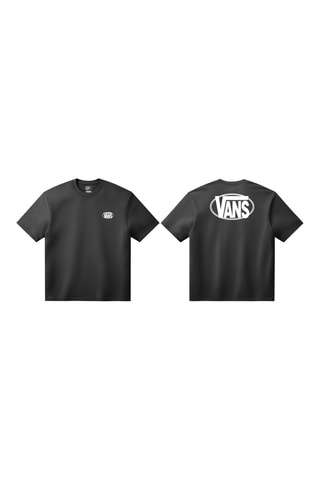 Camiseta loose - Negro