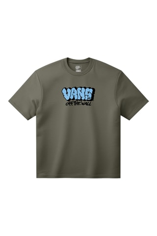 Camiseta loose - Verde oliva