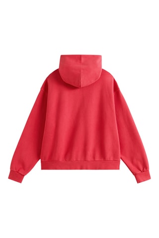 Sudadera con capucha - Rojo