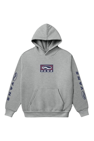Sudadera con capucha - Gris jaspeado