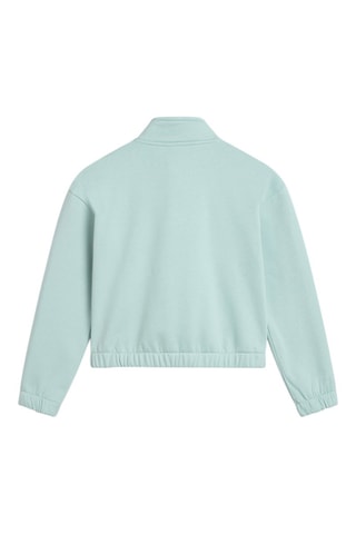 Sudadera Half Zip Mock - Verde agua