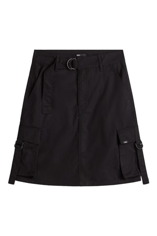 Falda trapecio - Negro