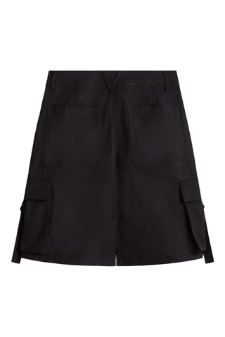 Falda trapecio - Negro