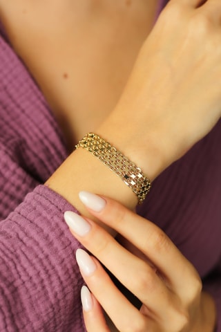 Bracciale - Placcato oro giallo