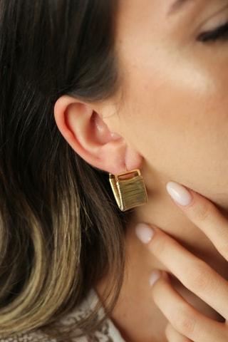 Argolas - Banhado a ouro amarelo