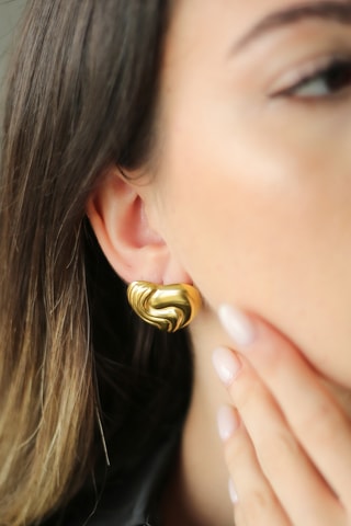 Brincos - Banhado a ouro amarelo