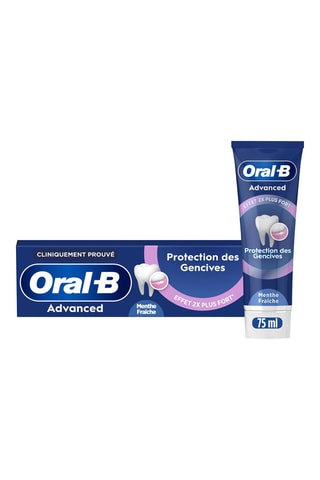 6 x Dentifrice Oral-B Advanced Protection Gencive - Mente Fraîche - 75 ml