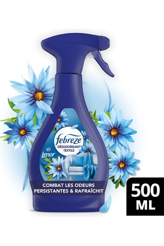4 x Spray désodorisant textile Lenor envolée d’air - 500 ml