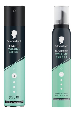 3 x Mousse Volume Expert - 200 ml et 3 x Laque Volume Expert - 250 ml