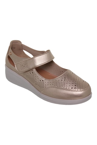 Ballerines compensées Blusandal - Doré