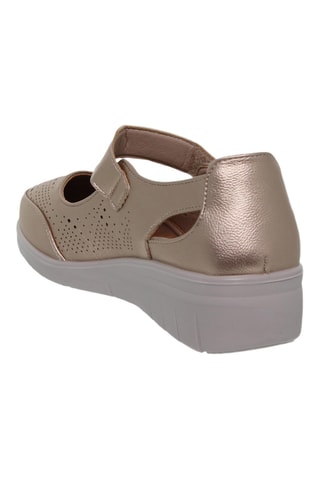 Ballerines compensées Blusandal - Doré