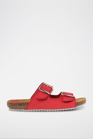 Mules en cuir  Blusandal - Rouge