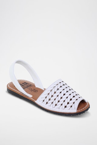 Sandales en cuir Blusandal - Blanc