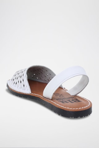 Sandales en cuir Blusandal - Blanc