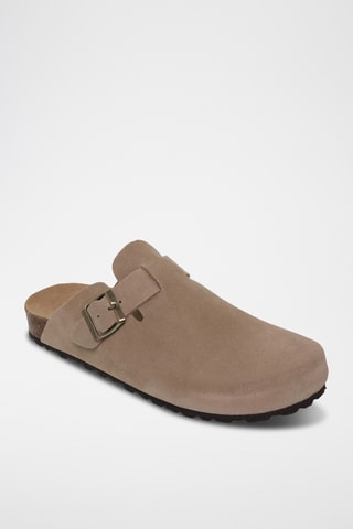 Sabots en cuir - Beige