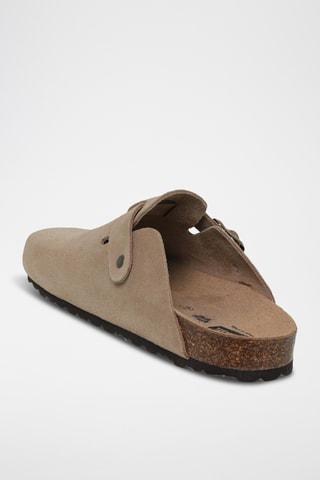 Sabots en cuir - Beige