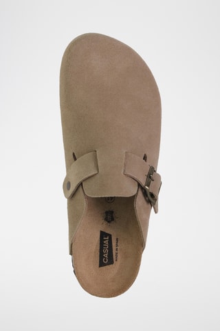 Sabots en cuir - Beige