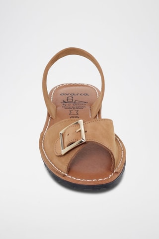 Sandales en cuir Avarca Menorquina - Noir et marron